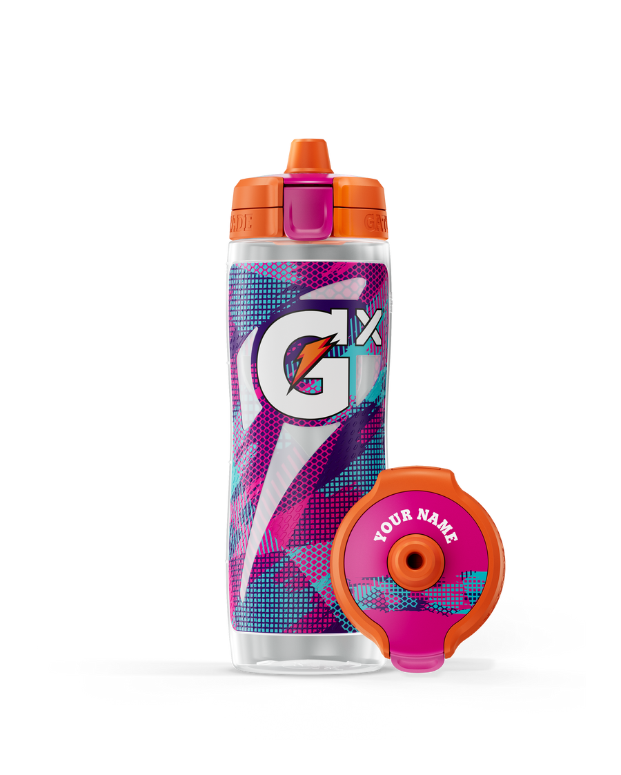 Gx Patterned Water Bottle - Clear - Clean Sip