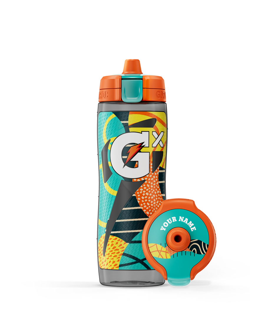 Gx Patterned Water Bottle - Shadow - Locker Carry